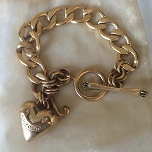 Juicy Couture gold chunky charm bracelet